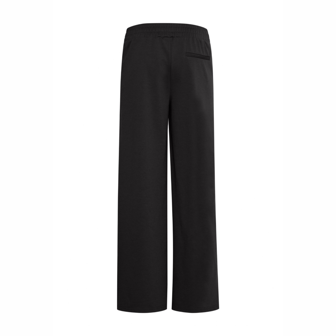PANTALON NOIR LONG LARGE KATE -ICHI