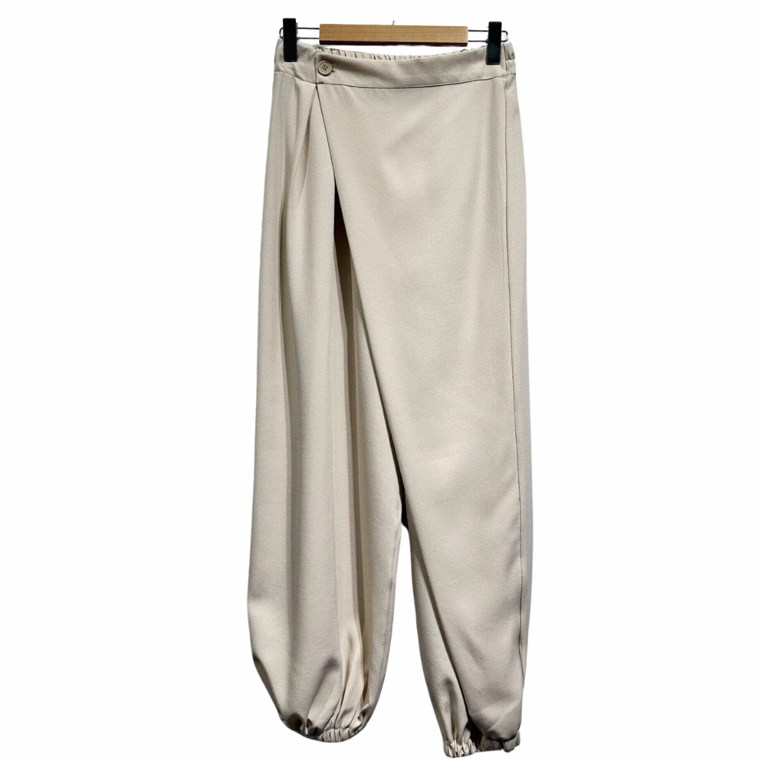 PANTALON ASYMÉTRIQUE BEIGE