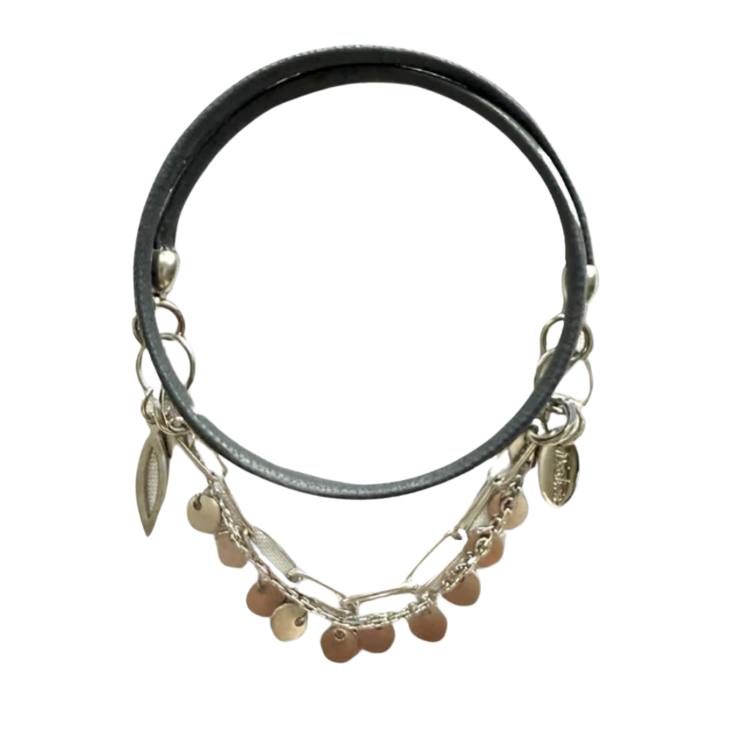 BRACELET NOIR/OR
