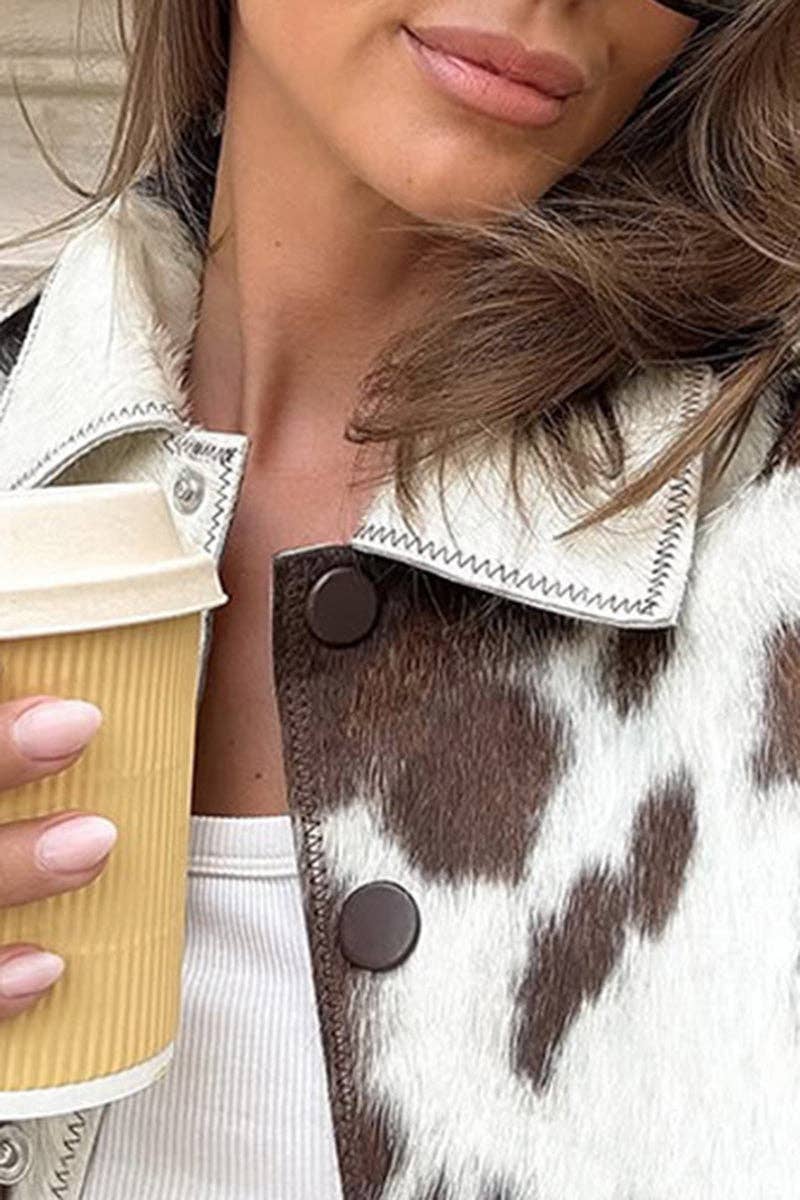 VESTE IMPRIMÉ ANIMALIER
